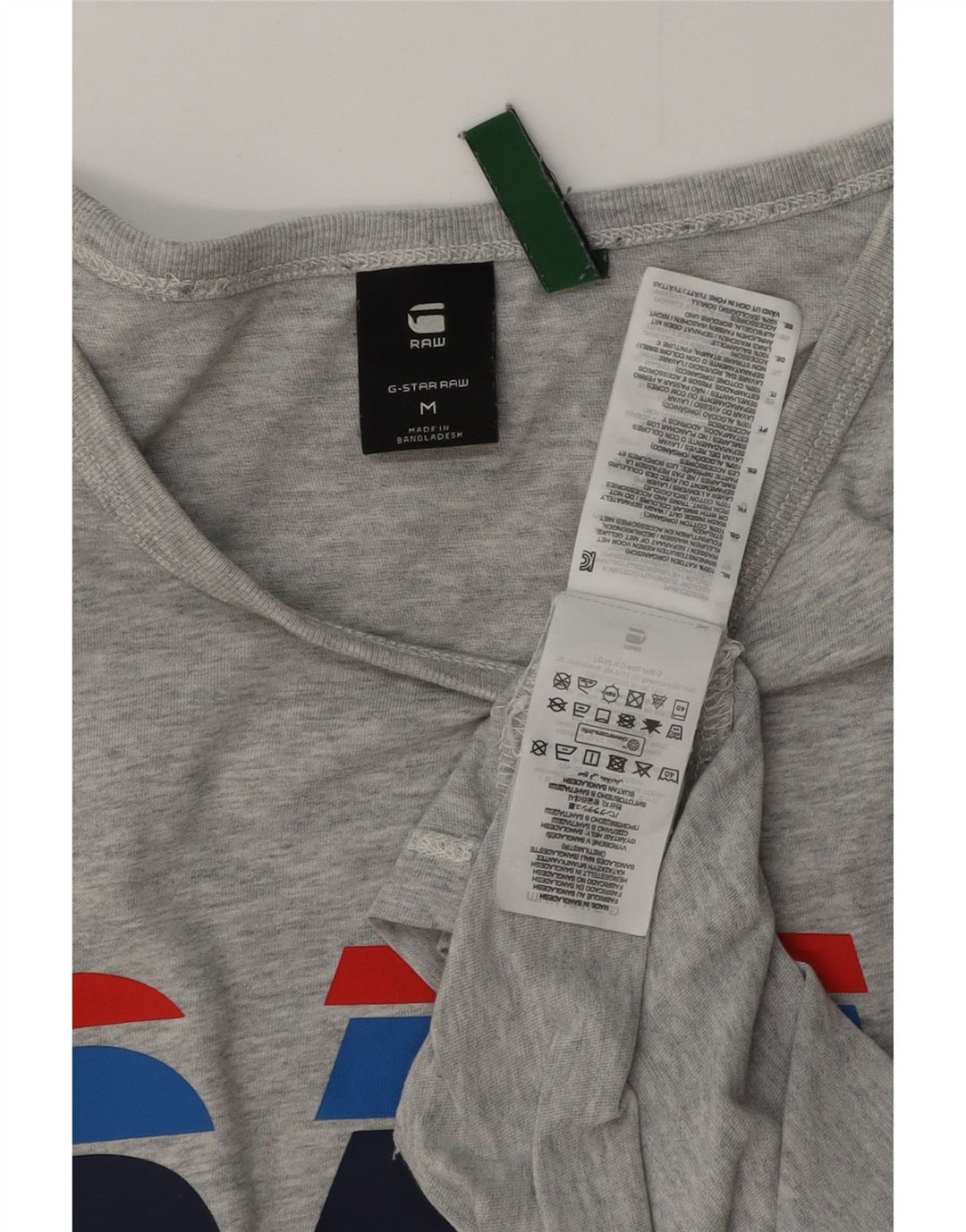 Ανδρικό γραφικό μπλουζάκι G-STAR Τοπ μεσαίου γκρι βαμβακερό