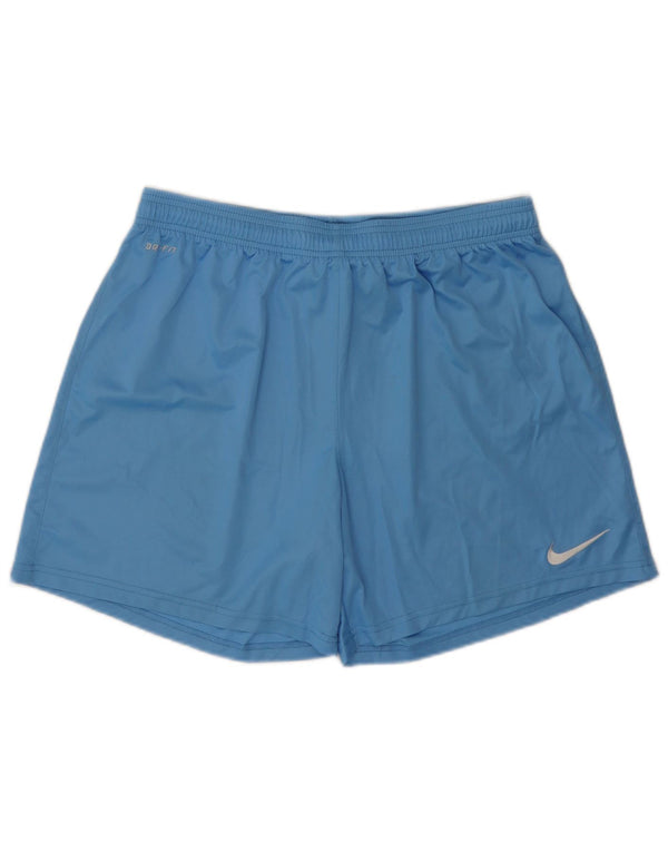 Γυναικείο αθλητικό σορτς Nike Dri Fit UK 18 XL μπλε πολυεστέρα