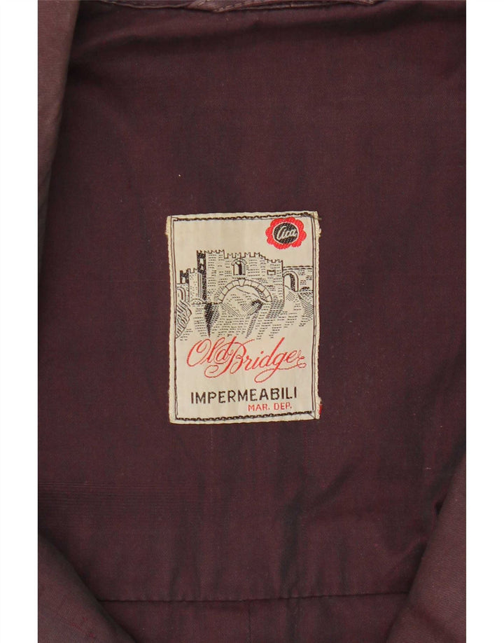 Vintage Ανδρική καμπαρντίνα UK 40 Large Purple