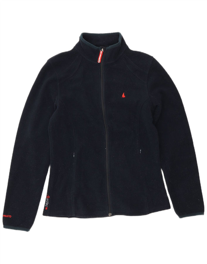 Musto Γυναικείο Fleece Jacket UK 12 Medium Navy Blue Polyester