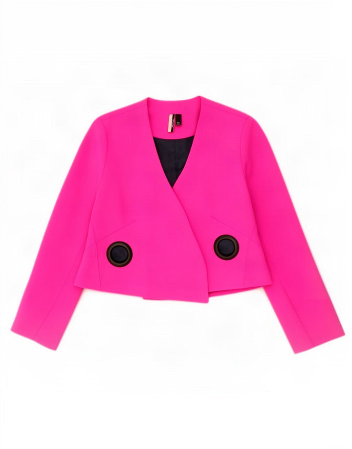 Topshop Γυναικείο μπουφάν Bolero UK 8 Small Pink Polyester