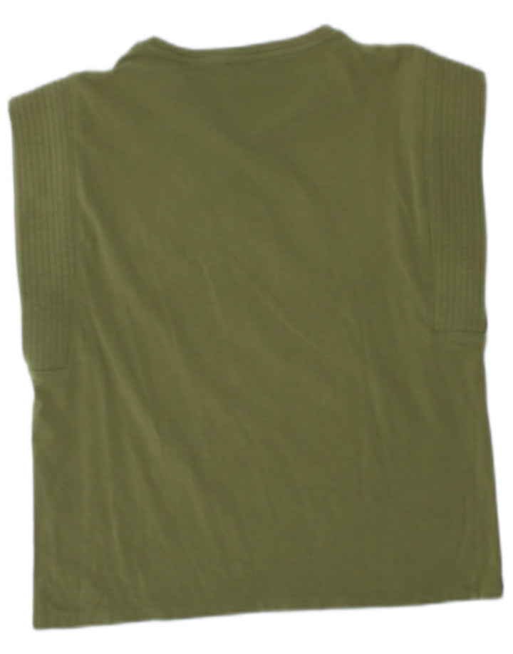 Γυναικείο γραφικό μπλουζάκι LIU JO Top UK 12 Medium Green