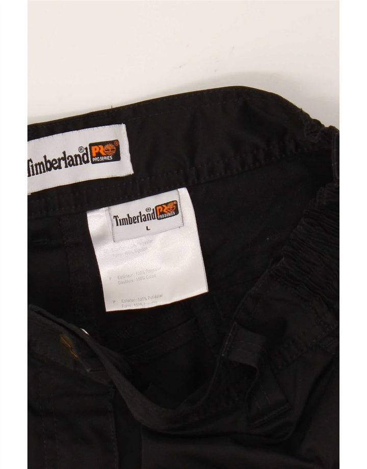 Ανδρικό ίσιο παντελόνι Cargo Timberland μεγάλο W36 L28 Μαύρο πολυεστέρα