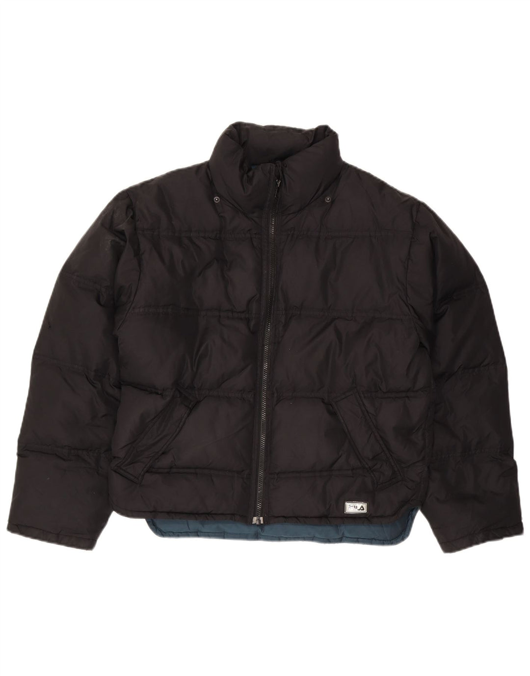 Γυναικείο μπουφάν FILA με επένδυση IT 42 Medium Black Nylon