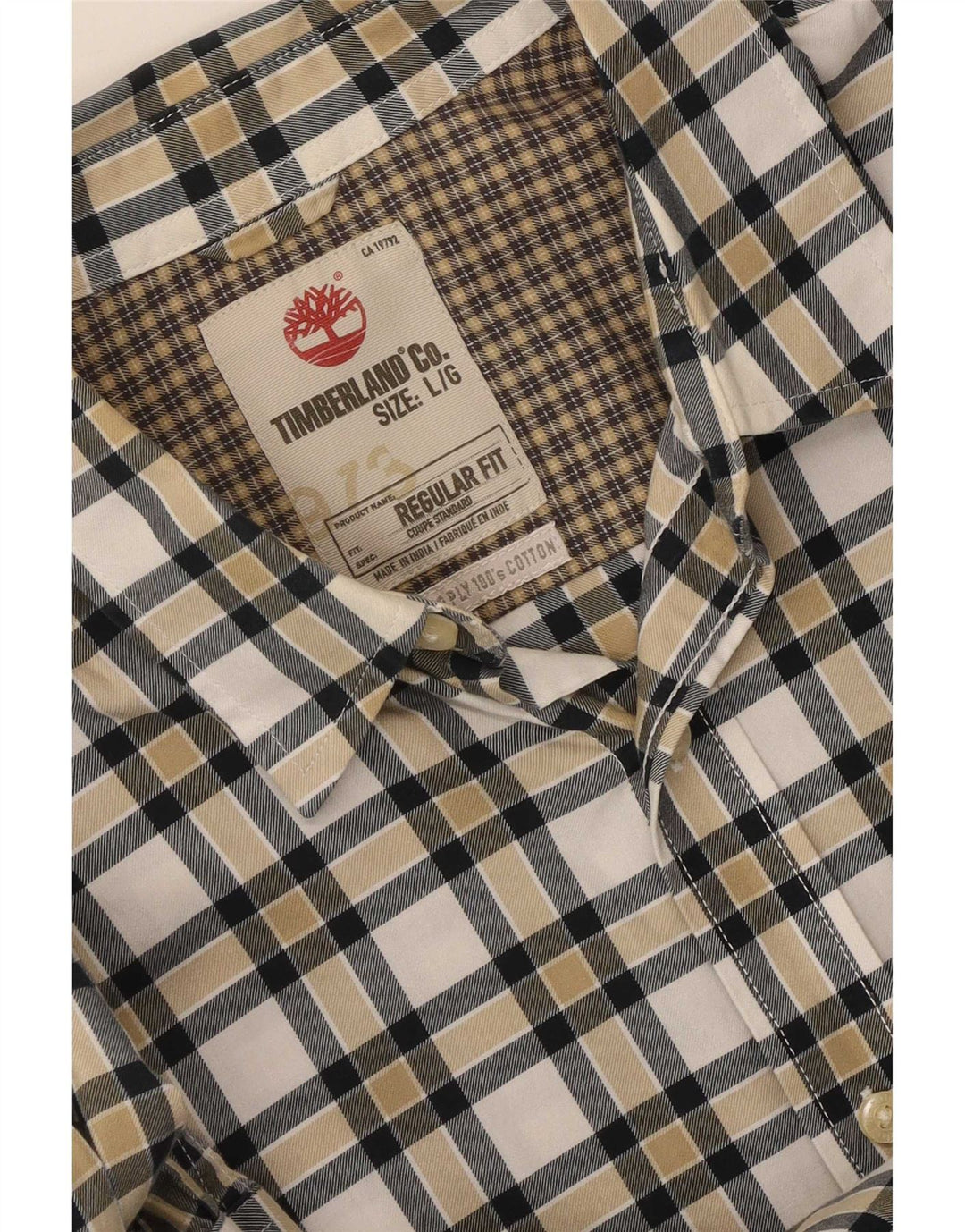 Ανδρικό πουκάμισο Timberland με κανονική εφαρμογή, μεγάλο πολύχρωμο καρό