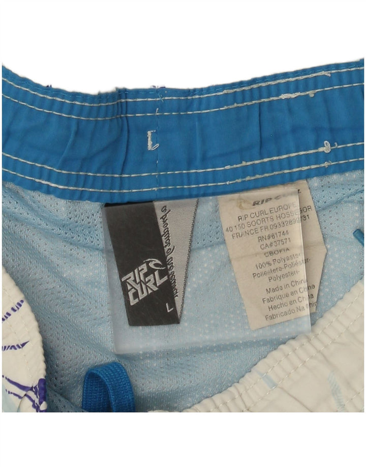 Ανδρικό σορτς κολύμβησης Rip Curl μεγάλο μπλε φλοράλ πολυεστέρα