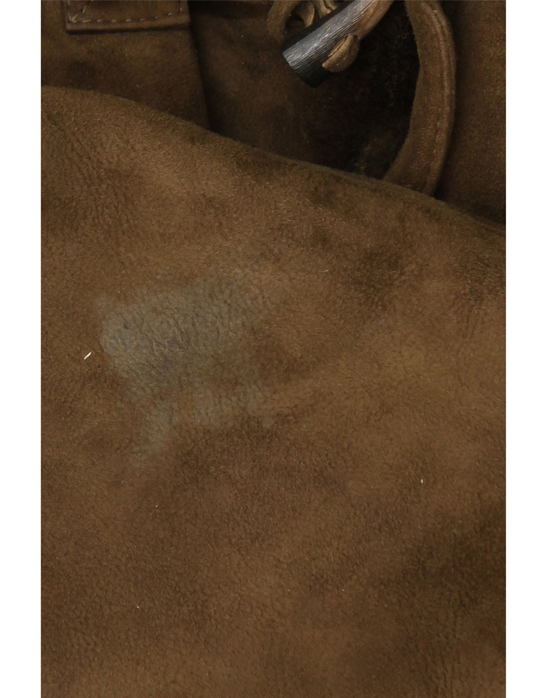 Παλτό VINTAGE Ανδρικό κουκούλα Shearling IT 50 Large Khaki Shearling