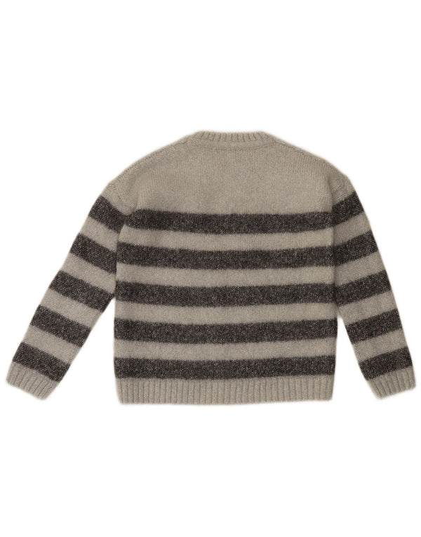 Γυναικείο πουλόβερ Tommy Hilfiger Crew Neck Jumper UK 12 Medium Grey ριγέ