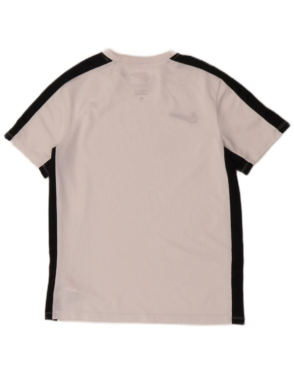 Μπλουζάκι Nike Boys Dri Fit Top 12-13 ετών Μεγάλο λευκό χρώμα πολυεστέρα