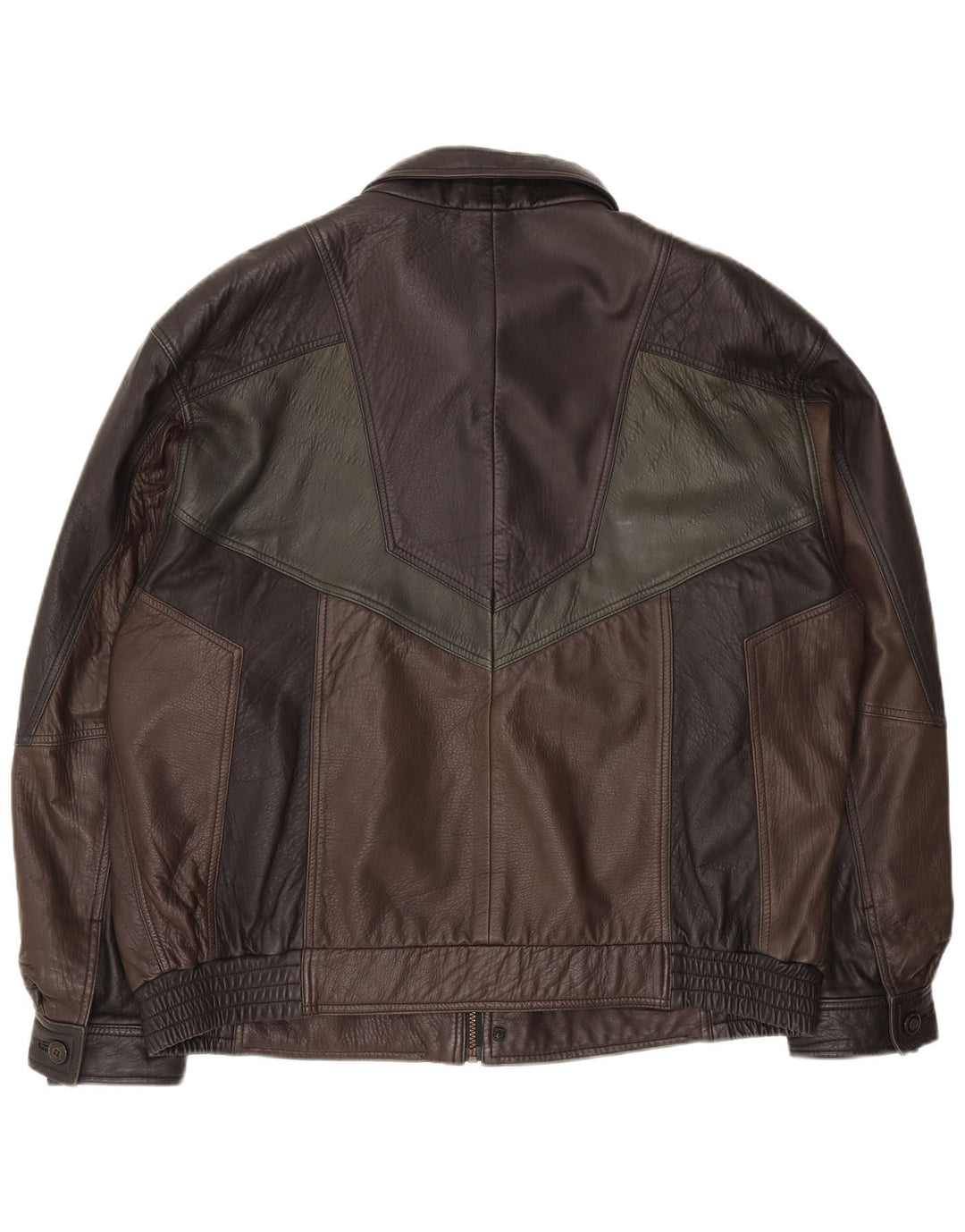 Asgard Ανδρικό Δερμάτινο Μπουφάν UK 44 2XL Μαύρο Colourblock