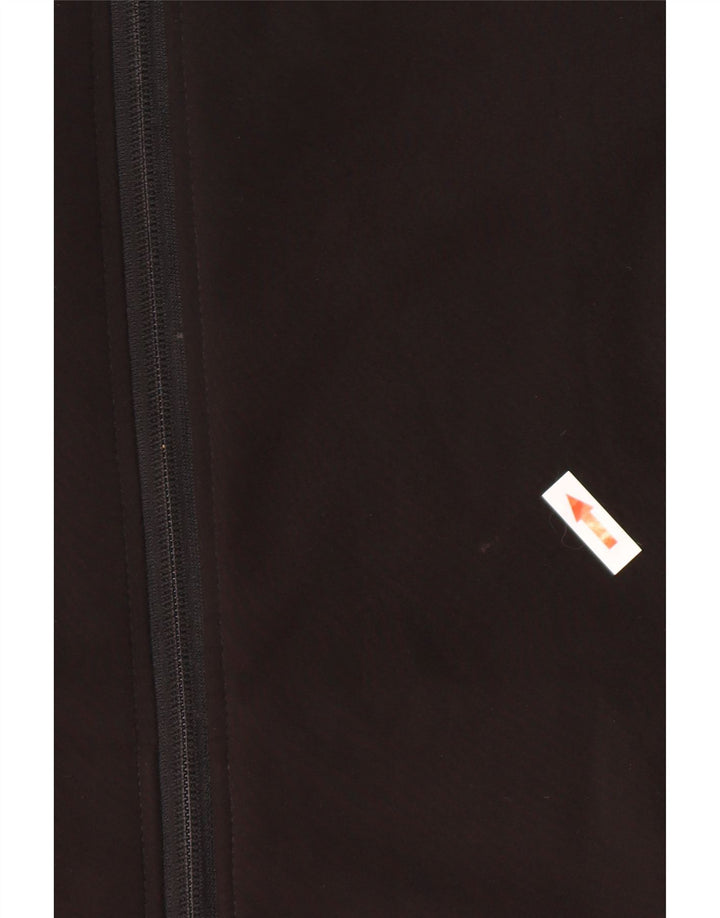 Mountain Warehouse Γυναικείο Αντιανεμικό Μπουφάν UK 14 Large Μαύρο με κουκούλα