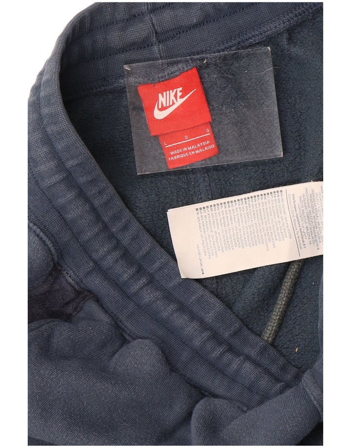 Ανδρική φόρμα NIKE Παντελόνι Joggers Large Navy Blue από βαμβάκι