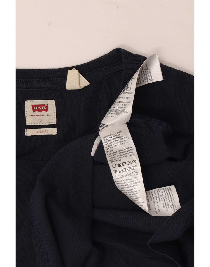 Ανδρικό μπλουζάκι Levi's Standard Μπλουζάκι Μικρό Navy Blue από βαμβάκι