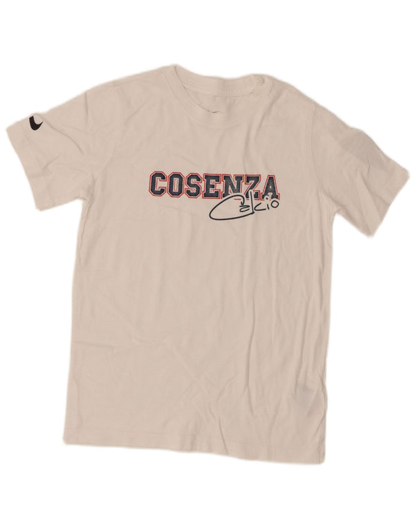 Μπλουζάκι Nike Boys Graphic T-shirt 12-13 ετών μεγάλο λευκό βαμβακερό