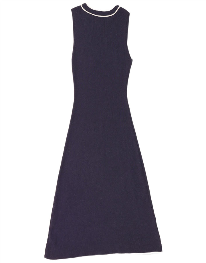 Marks & Spencer Γυναικείο Αμάνικο Φόρεμα UK 12 Medium Navy Blue