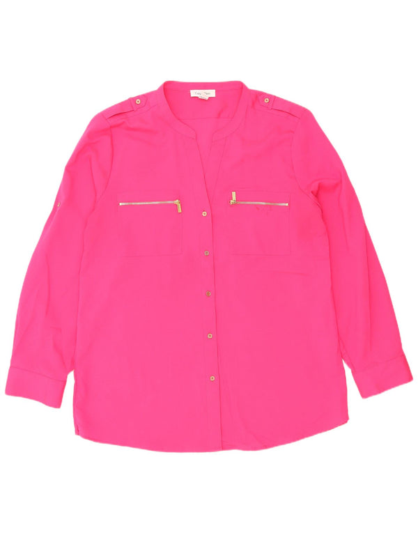 Calvin Klein Γυναικεία Στρατιωτική Μπλούζα UK 18 XL Ροζ