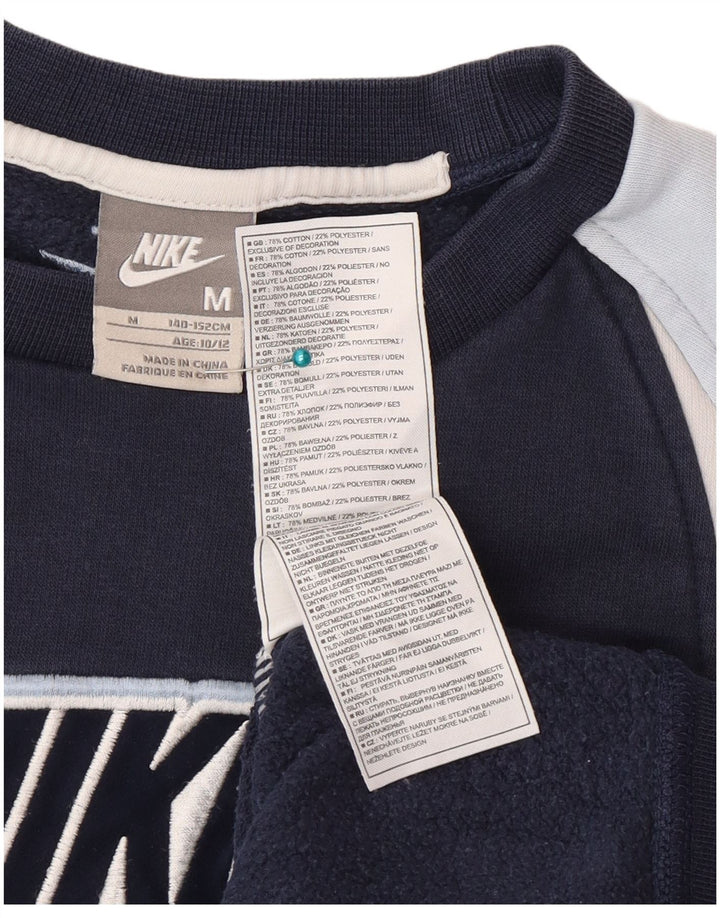 Φούτερ Nike Boys Jumper 10-11 ετών Medium Navy Blue Colourblock