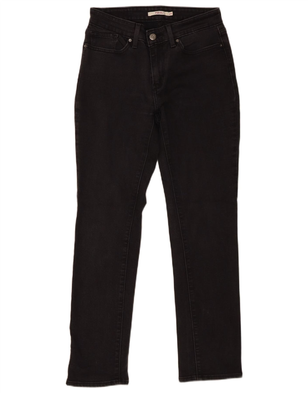 Levi's Womens 712 Slim Jeans W29 L30 Γκρι βαμβακερό