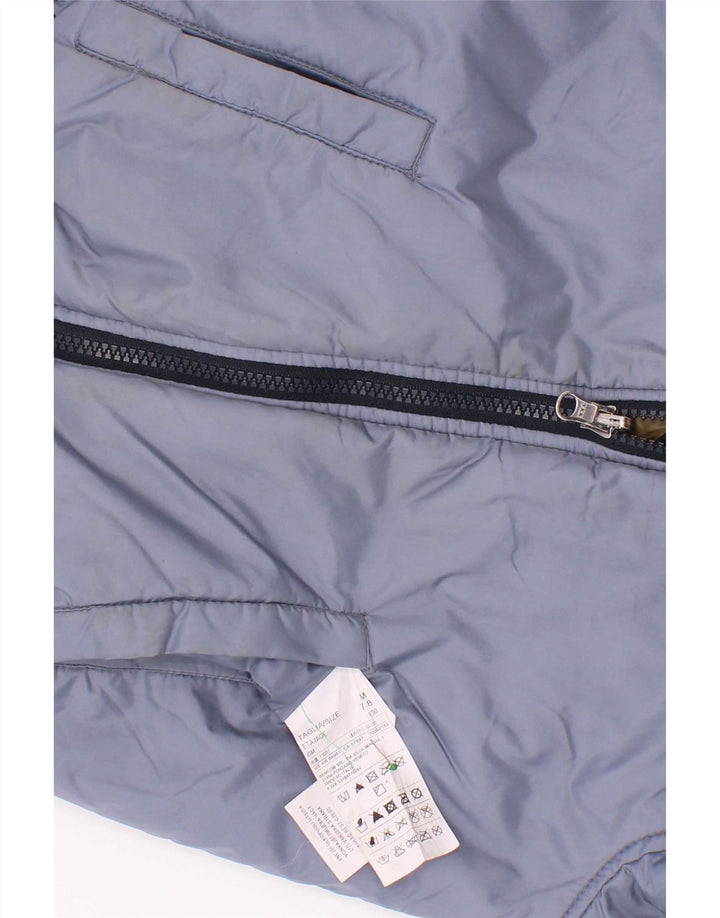Μπουφάν Benetton Boys Graphic Padded Jacket 7-8 Years Medium Blue Colourblock