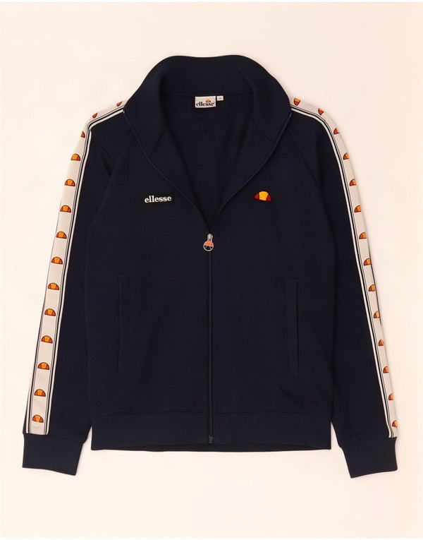 Ανδρική φόρμα γυμναστικής γραφική Ellesse Top Jacket Medium Navy Blue Colourblock