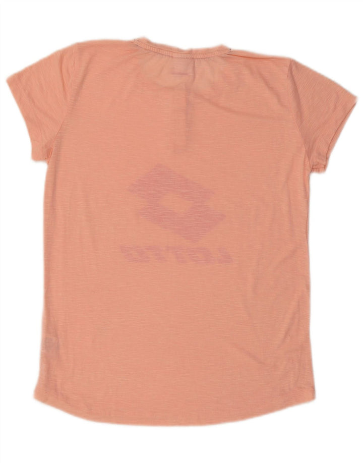 Γυναικείο γραφικό μπλουζάκι Lotto Top UK 14 Medium Pink Polyester