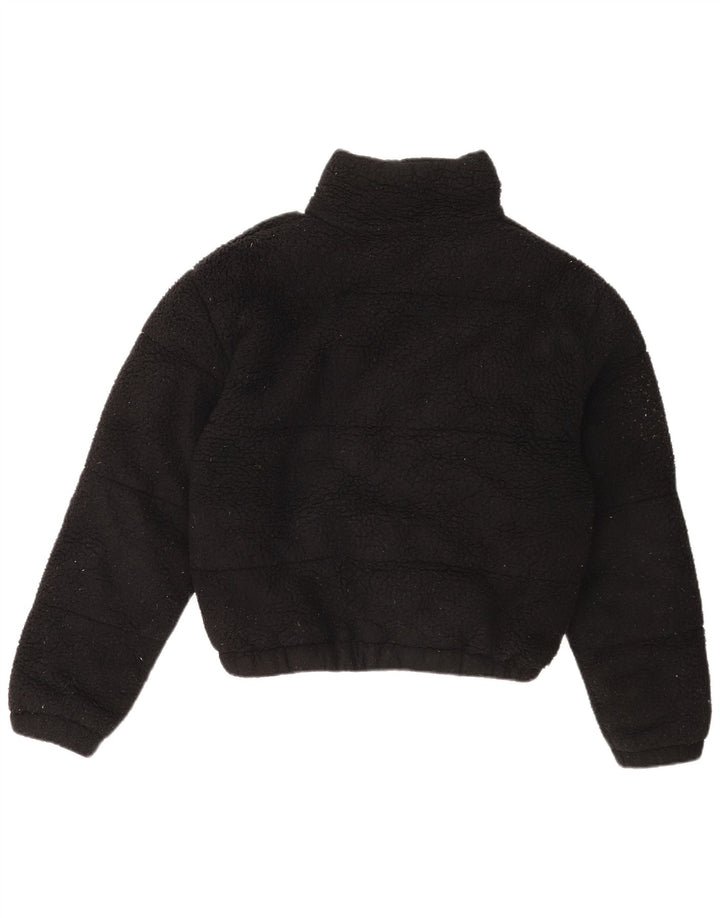Ellesse Γυναικείο Oversized Fleece Jacket UK 8 Small Black Polyester