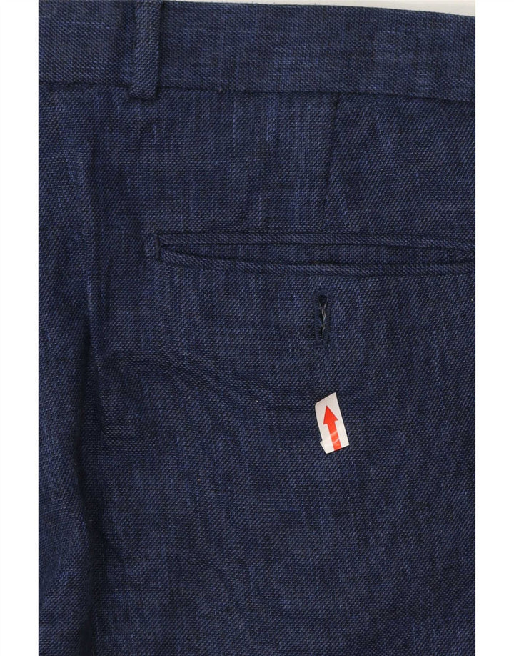 Ανδρικό παντελόνι σε εφαρμογή Marks & Spencer W40 L29 Blue Classic
