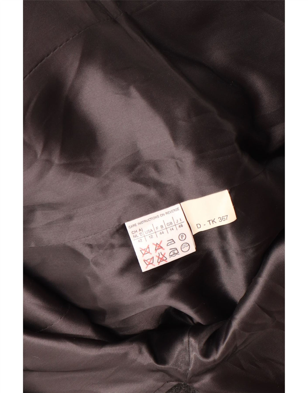 MARELLA Γυναικείο παλτό με διπλό στήθος UK 14 μεγάλο γκρι παρθένο μαλλί