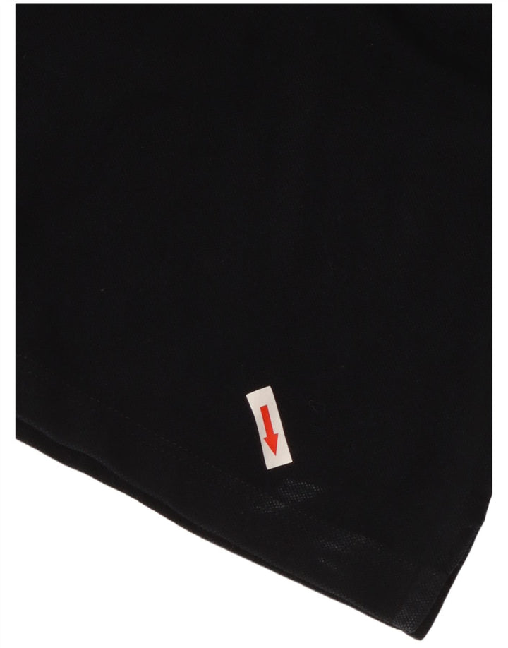 Fred Perry Ανδρικό Πόλο Μπλουζάκι μεγάλο μαύρο βαμβακερό