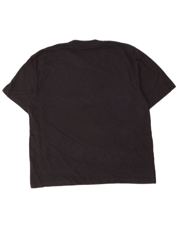 Ανδρικό T-Shirt Adidas Top 2XL Navy Blue από βαμβάκι