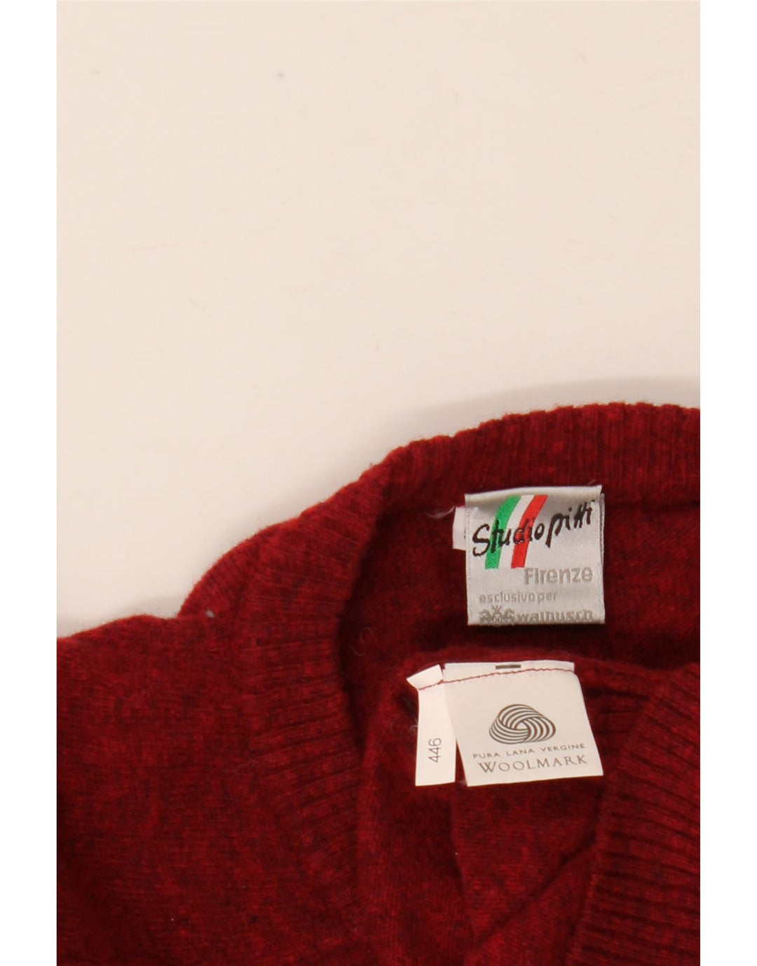 Vintage ανδρικό πουλόβερ με λαιμόκοψη IT 50/52 Medium Maroon Flecked