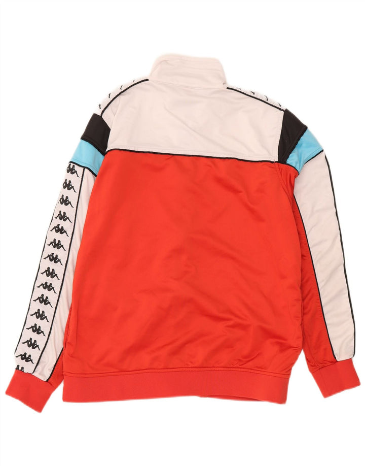 Γυναικεία φόρμα γραφικών Kappa Top Jacket UK 16 Large Red Colourblock