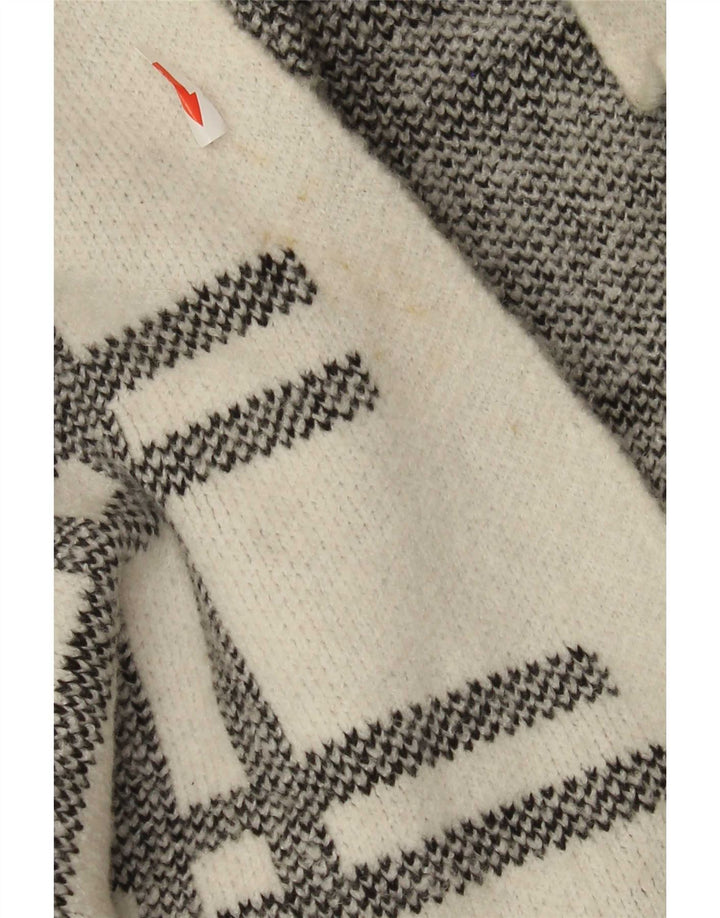 Marks & Spencer Γυναικεία ζακέτα Longline πουλόβερ UK 16 Large White Check