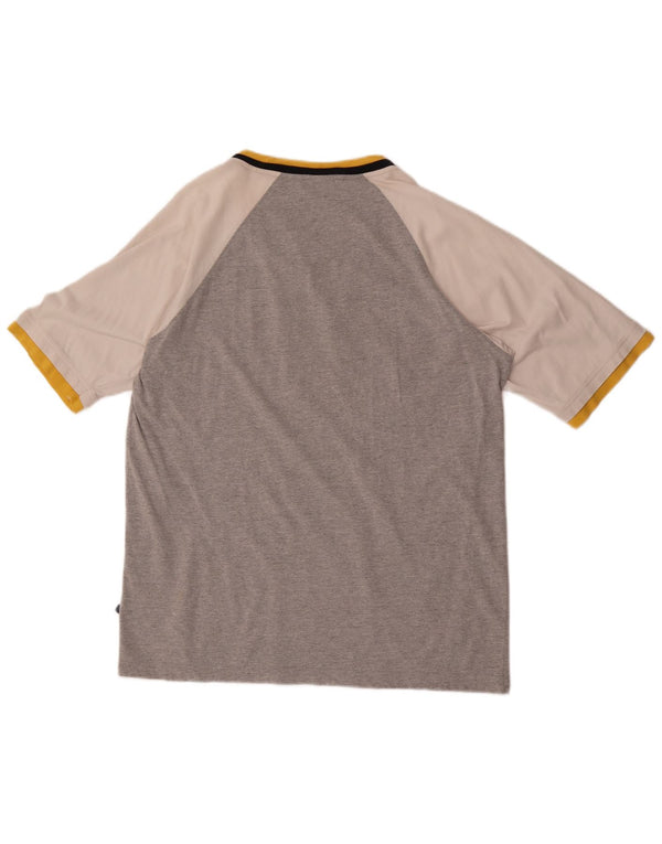 Ανδρικό γραφικό μπλουζάκι Asics Top Large Grey Colourblock