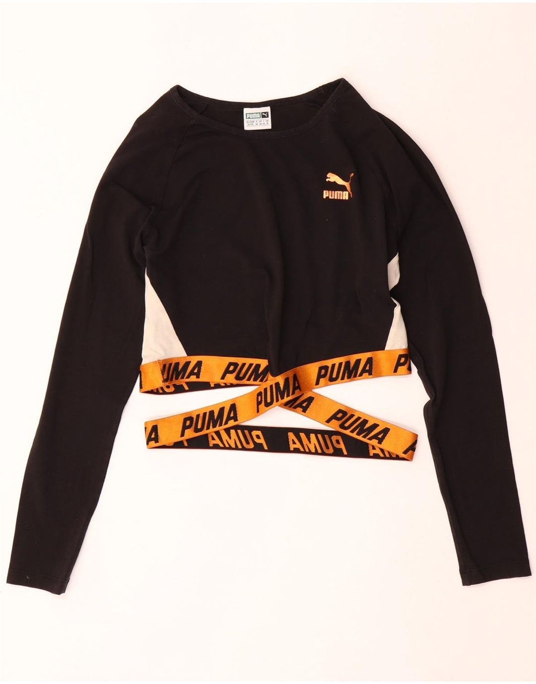 Μακρυμάνικο UK 16 Γυναικείο γραφικό τοπ PUMA Crop