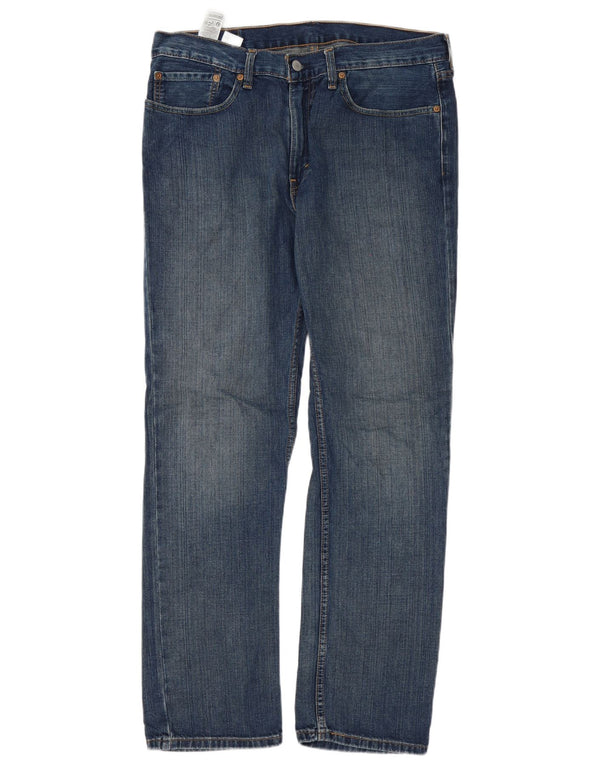 Levi's Mens 514 Straight Jeans W34 L32 Μπλε βαμβακερό