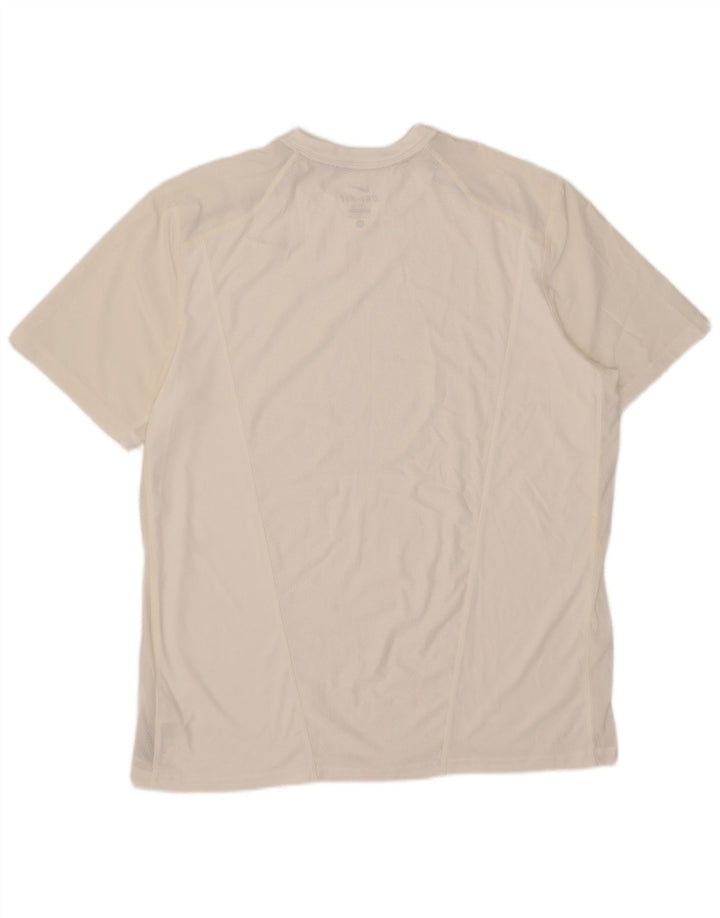 Ανδρικό T-Shirt Nike Dri Fit Top XL Λευκό πολυεστέρα