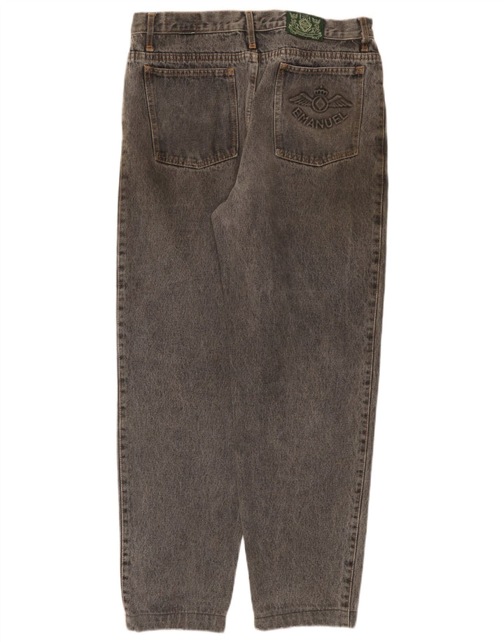 VINTAGE Γυναικείο Tapered Jeans W32 L30 Γκρι