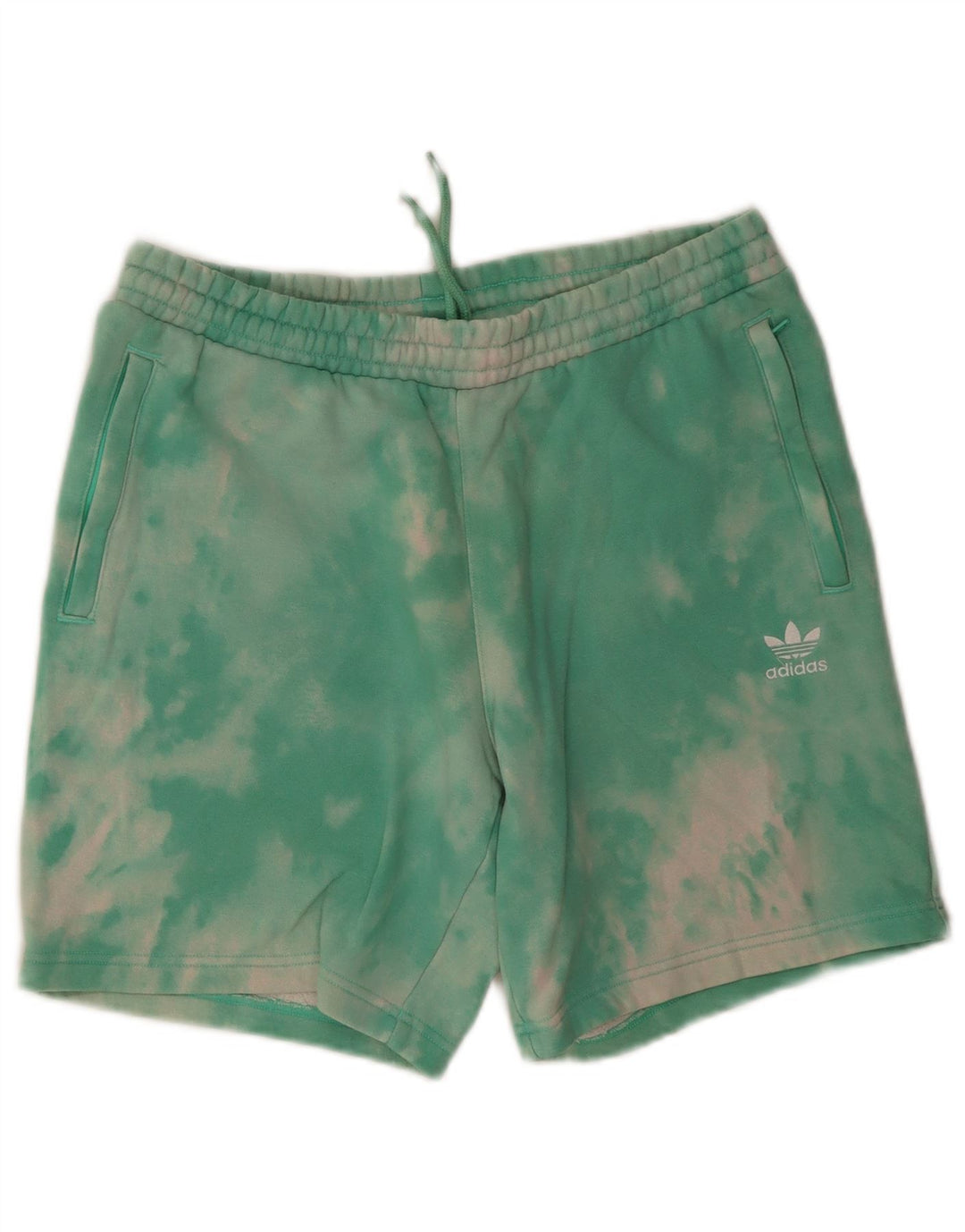 Ανδρικό αθλητικό σορτς Adidas, μεσαία πράσινη γραβάτα, βαμβακερή