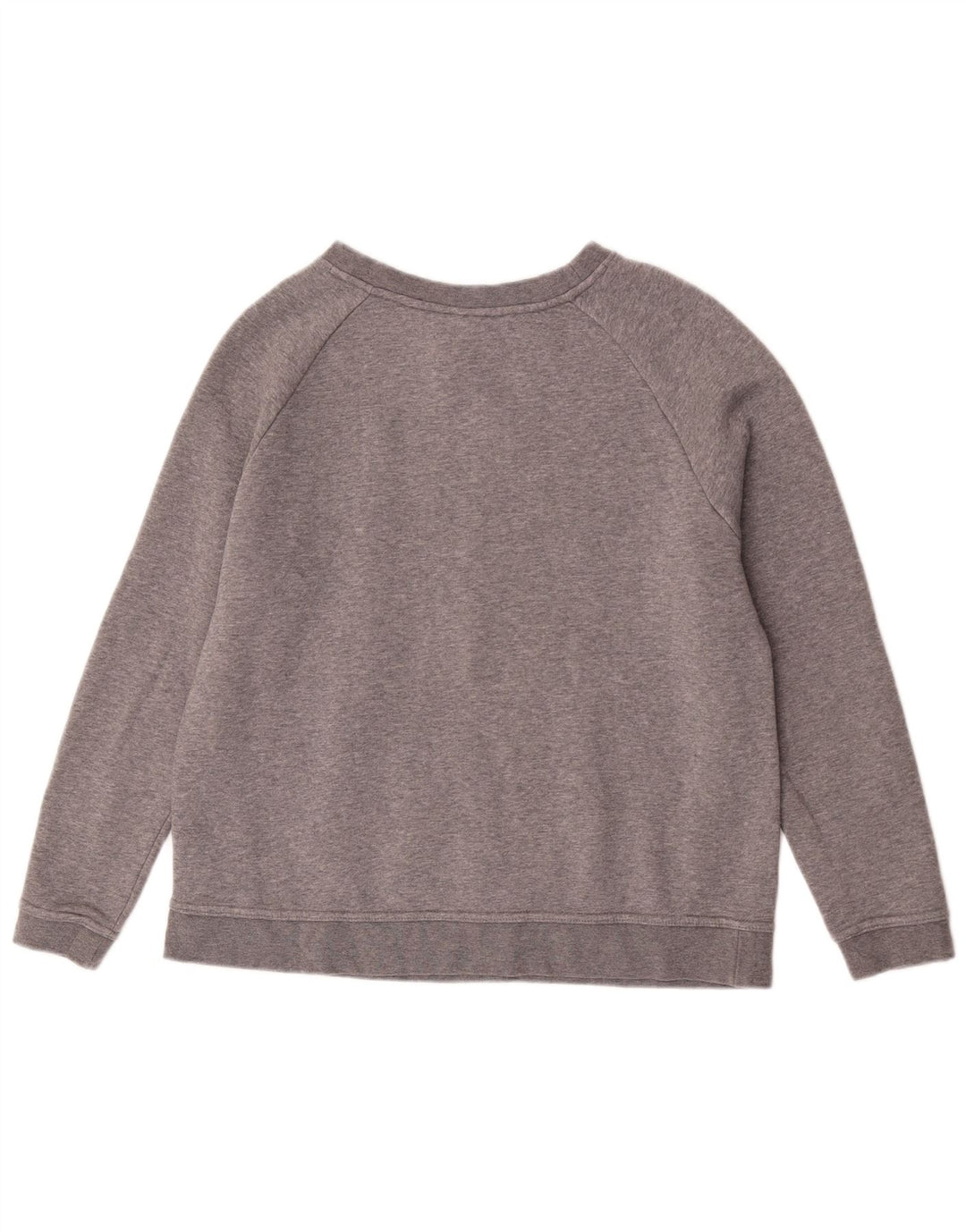 Γυναικείο γραφικό φούτερ Nike Jumper UK 14 Βαμβακερό μεσαίο γκρι
