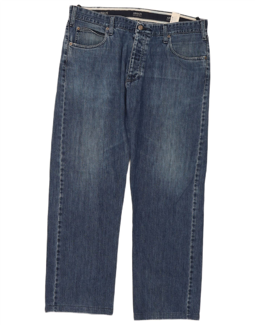 Armani Ανδρικό τζιν ίσιο W38 L31 Μπλε βαμβακερό