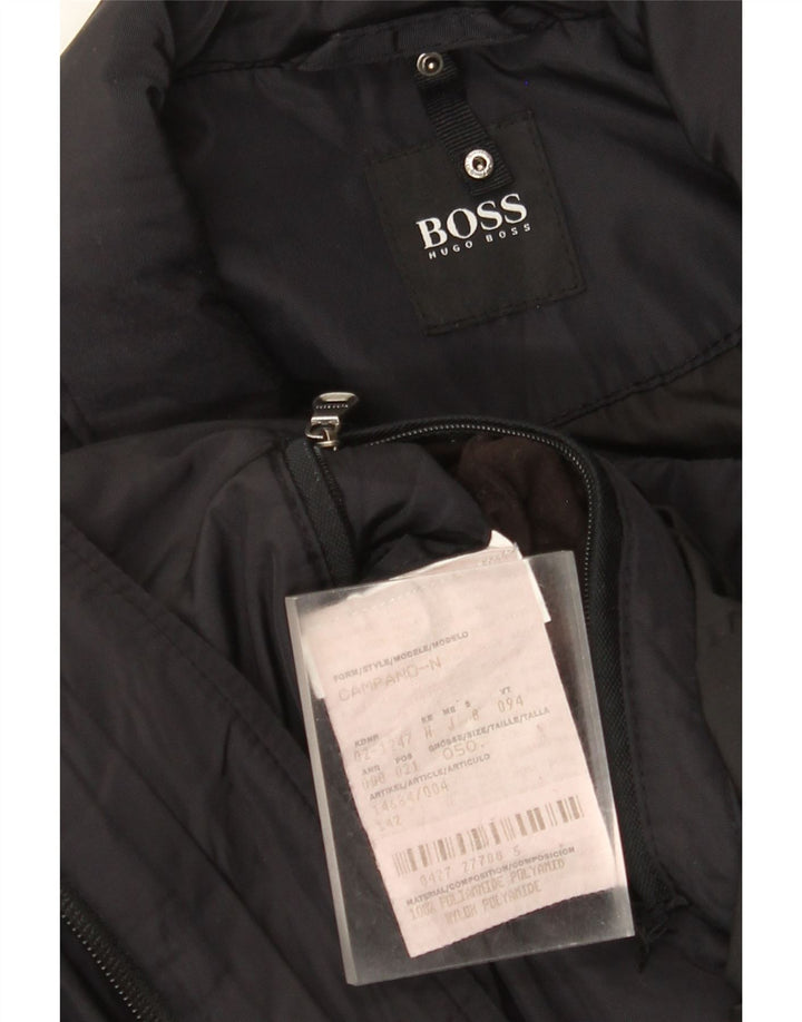 Ανδρικό πανωφόρι Hugo Boss IT 50 Large Black Polyamide