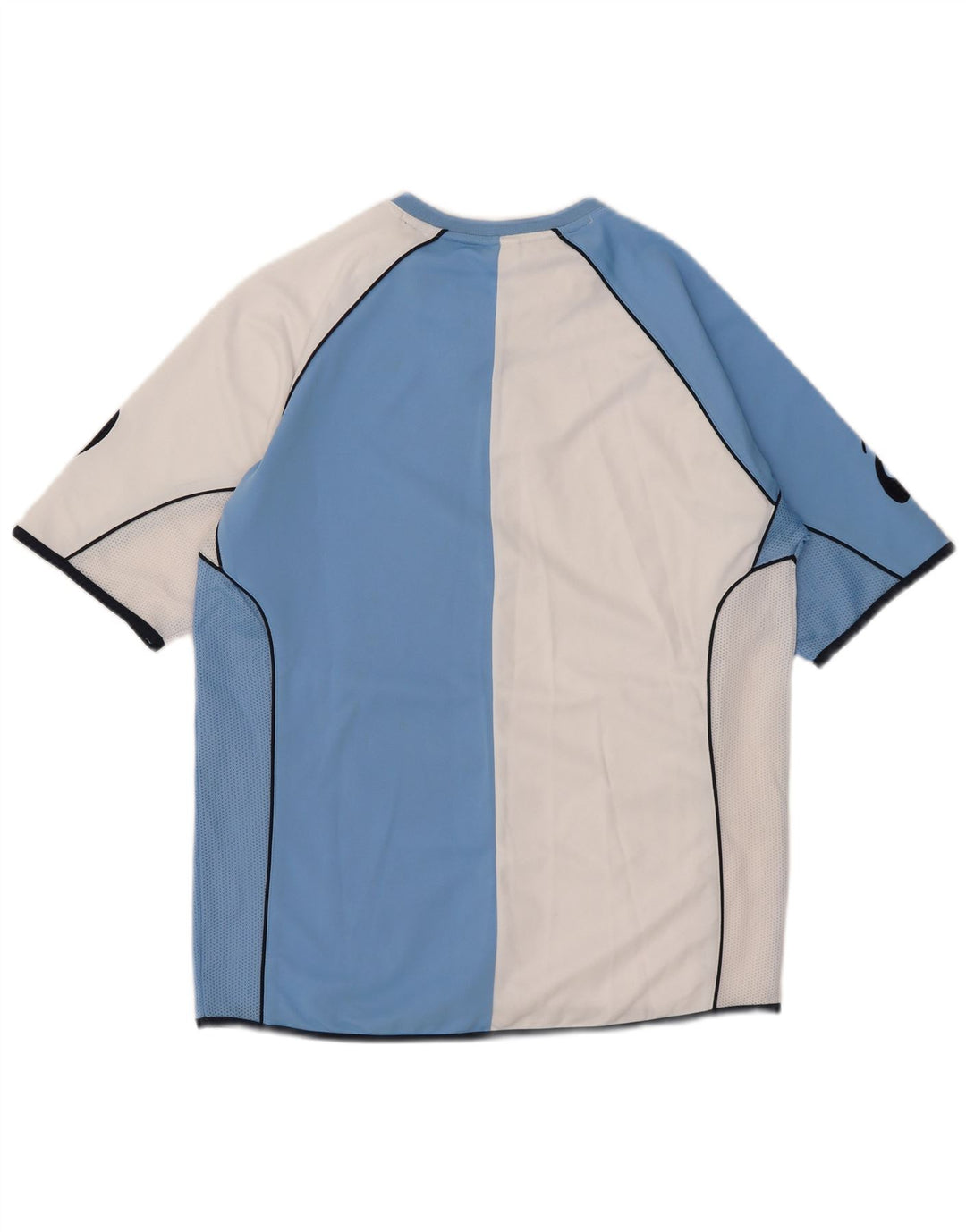 Ανδρικό γραφικό μπλουζάκι Asics Top Medium Blue Colorblock Πολυεστέρας