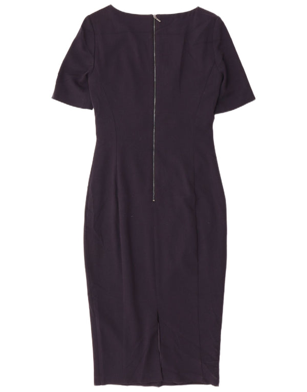 Marks & Spencer Γυναικείο Φόρεμα Bodycon UK 10 Small Navy Blue Polyester