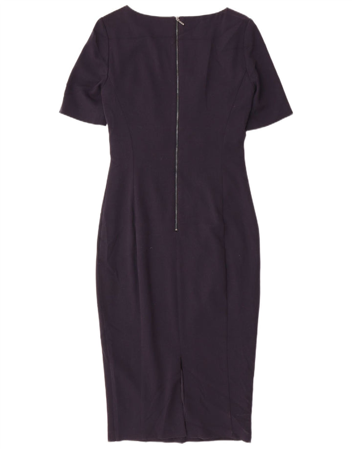 Marks & Spencer Γυναικείο Φόρεμα Bodycon UK 10 Small Navy Blue Polyester