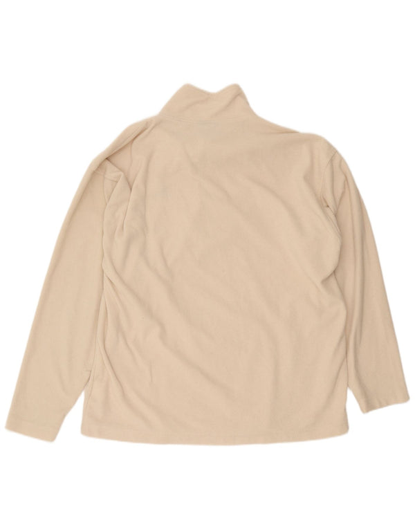 Kappa Ανδρικό φερμουάρ Fleece Jumper 2XL Beige Polyester