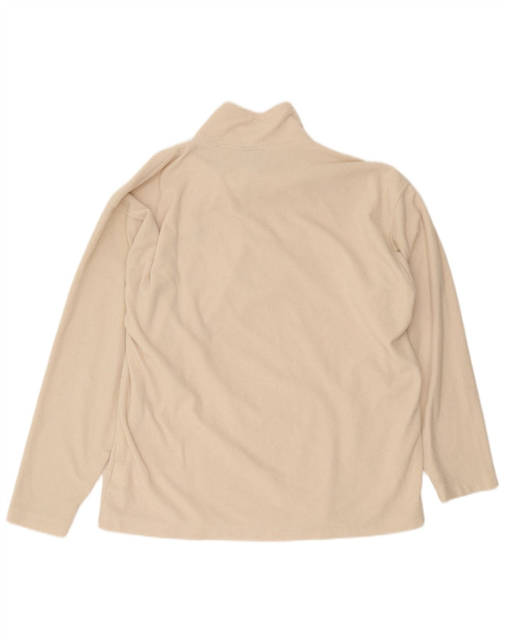 Kappa Ανδρικό φερμουάρ Fleece Jumper 2XL Beige Polyester