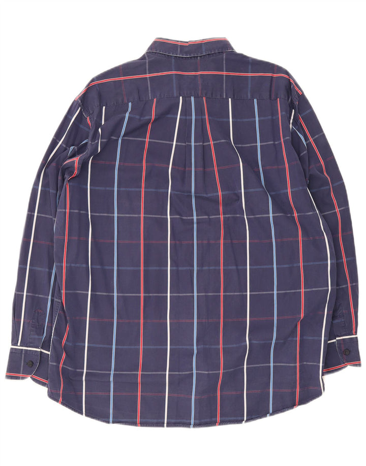 Ανδρικό πουκάμισο κανονικής εφαρμογής Harmont & Blaine 2XL Blue Check