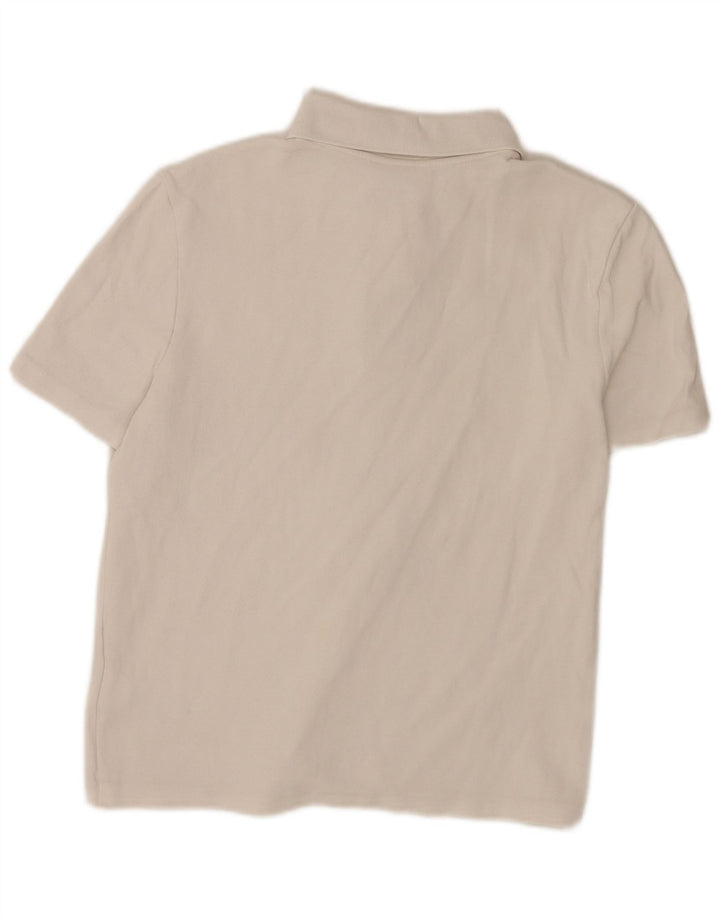 Lacoste Γυναικείο πουκάμισο Polo Regular Fit Μέγεθος 40 Μεσαίο λευκό βαμβακερό