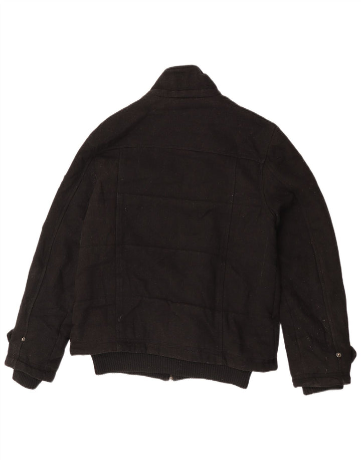 Ανδρικό μπουφάν Duffle French Connection UK 38 Medium Black Wool